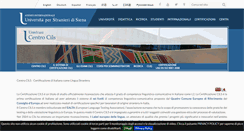 Desktop Screenshot of cils.unistrasi.it